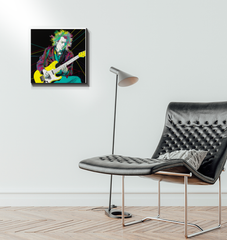 Cosmic art canvas for modern home decor.