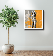 Mystical Mirage Minimalist Abstract Wrapped Canvas