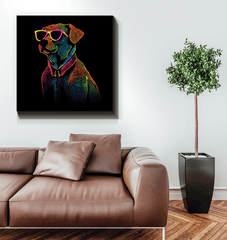Soulful Gaze Canvas Print - Beyond T-shirts
