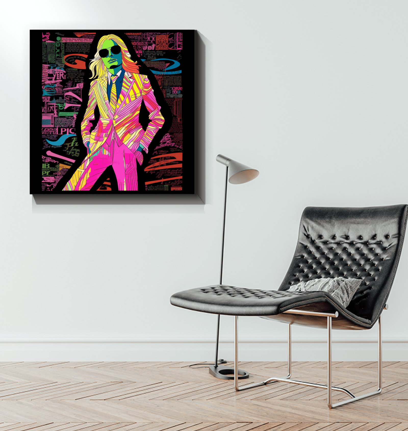 Graffiti Runway Canvas Art - Beyond T-shirts