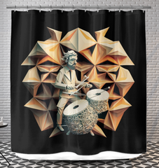 Euphonic Echoes Shower Curtain