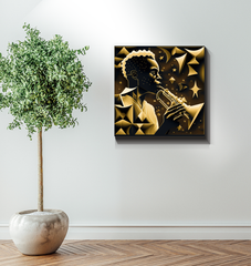 Percussive Pulse Wrapped Canvas