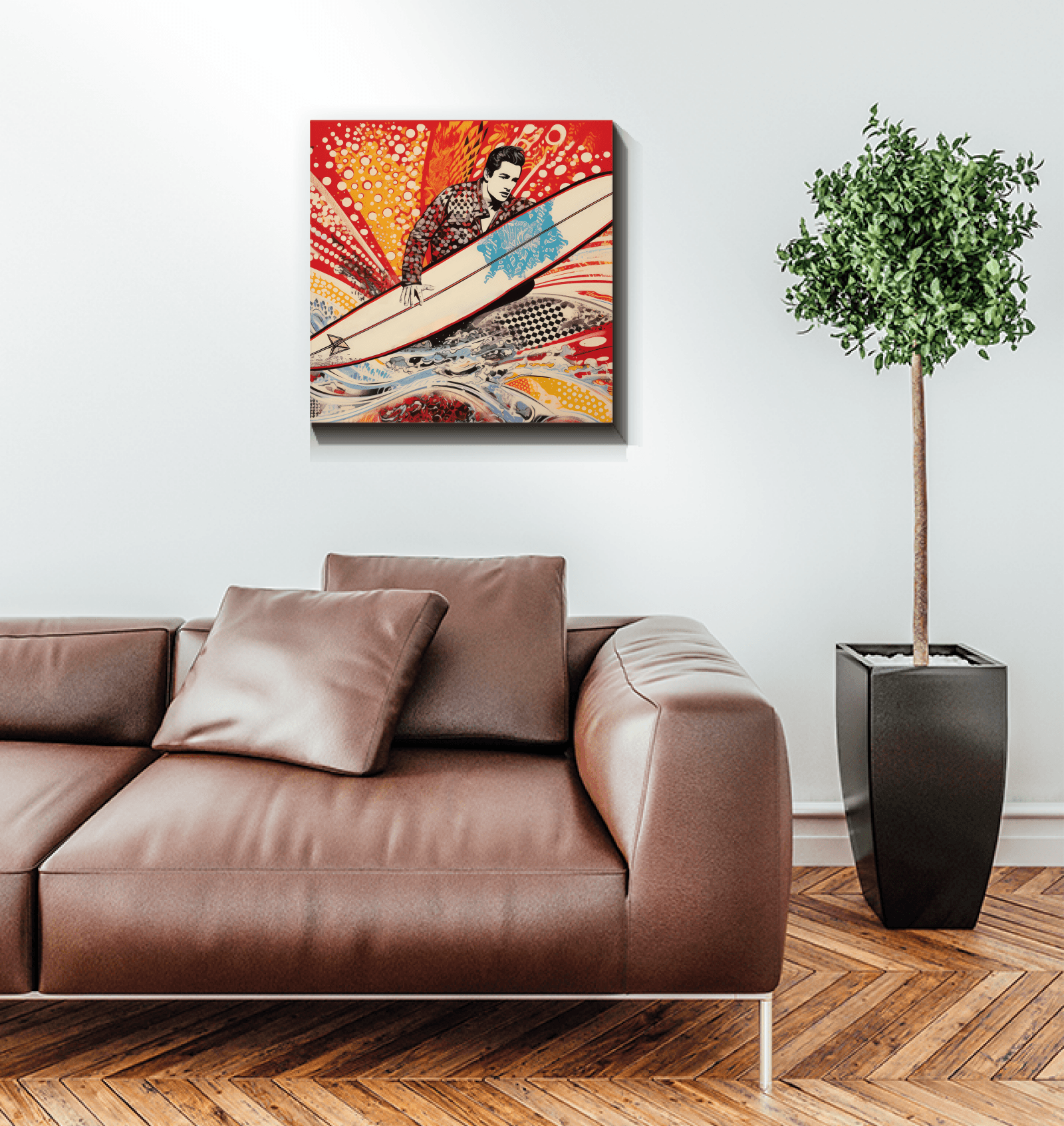 Eternal Surfing Canvas Print - Beyond T-shirts