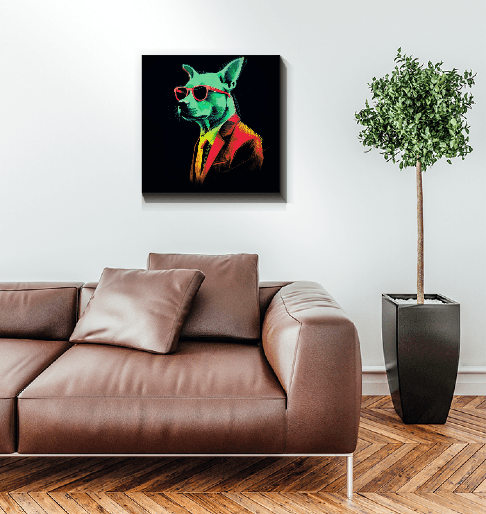 Loyal Companion Canvas Art - Beyond T-shirts