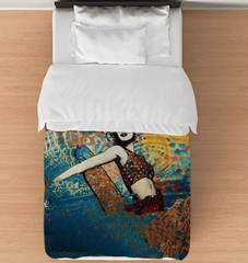 Cozy Surfing 5 06 Duvet Cover with captivating ocean wave patterns for a peaceful sleep