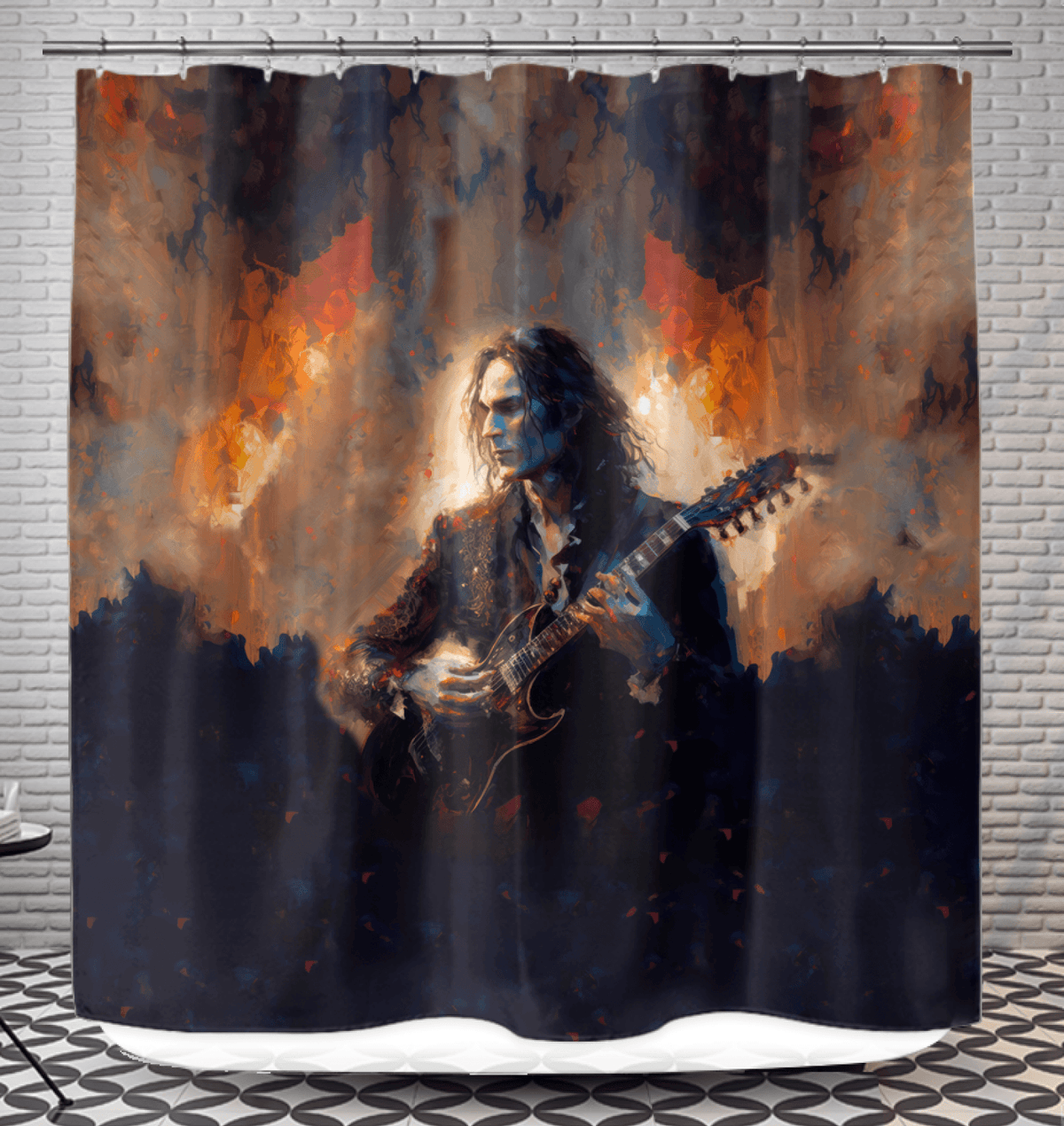 Relax and Unwind with our Musical Harmony Shower Curtain - Beyond T-shirts