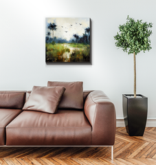 Tranquil Waters Landscape Wrapped Canvas