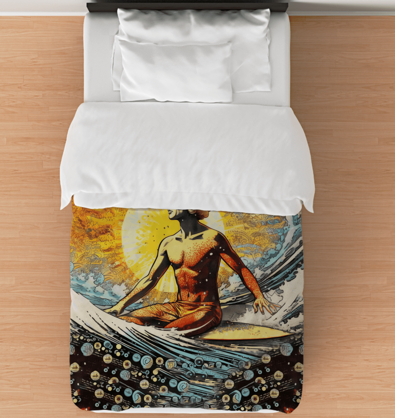 Surfer's Dream Duvet Cover - Beyond T-shirts