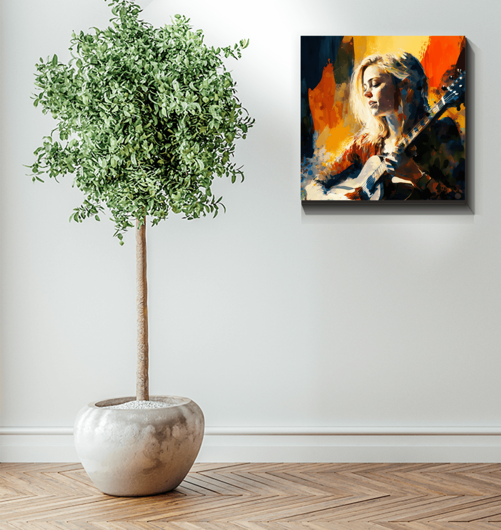 Violin Serenade Wall Art - Beyond T-shirts