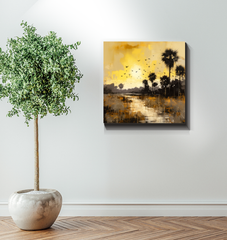 Mountain Bliss Wrapped Canvas