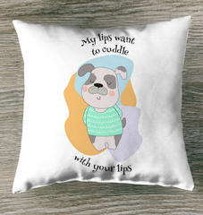 Cuddle With You Outdoor Pillow