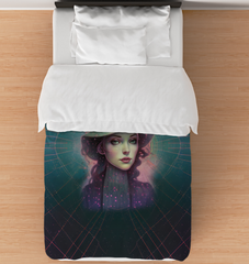 Celestial Glow Beyond Style duvet cover with night sky design.