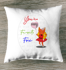 You're My Favorite Fox Indoor Pillow