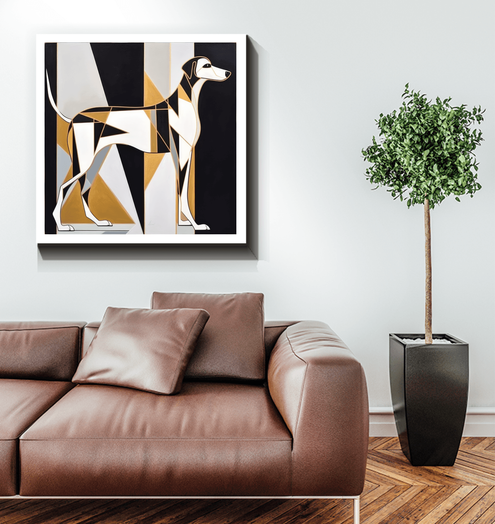 Elegant Bull Terrier Urban Stride - Beyond T-shirts