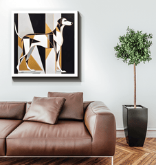 Elegant Bull Terrier Urban Stride - Beyond T-shirts