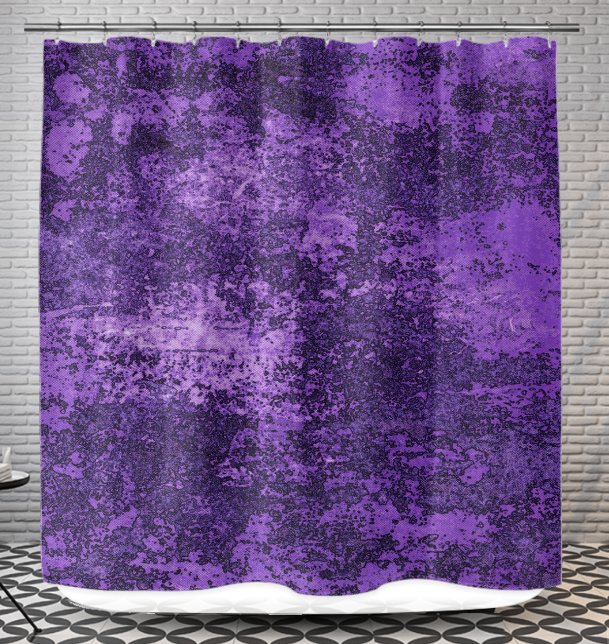 Rustic Elegance Rustic Texture Shower Curtain