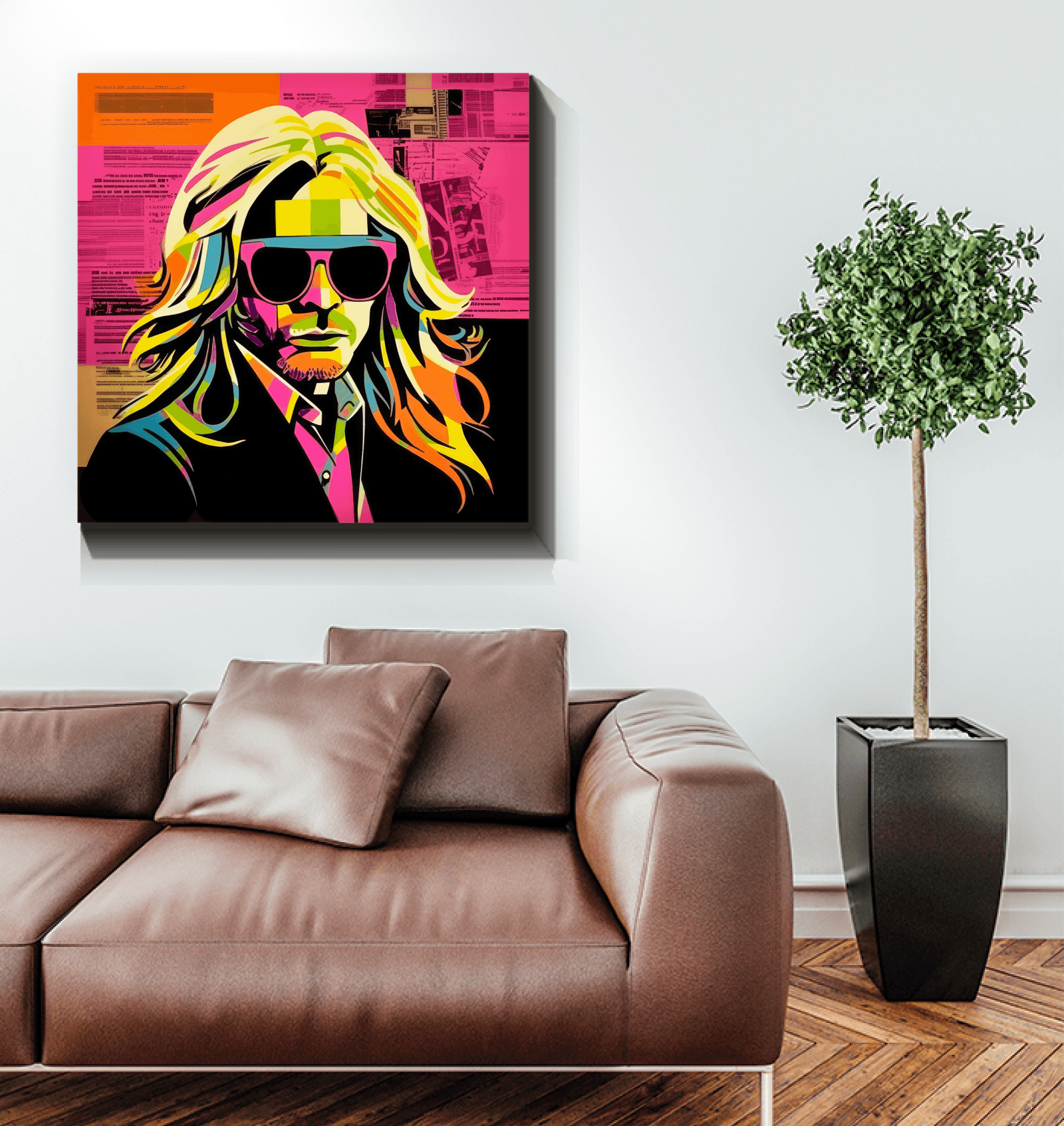 Abstract Vogue Couture Canvas - Beyond T-shirts