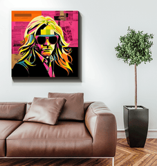 Abstract Vogue Couture Canvas - Beyond T-shirts