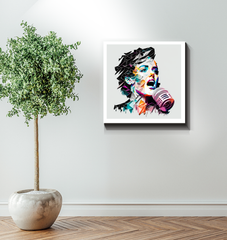 Wall art canvas capturing the essence of rock music