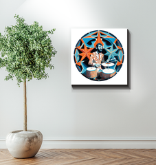 Percussive Power Wrapped Canvas