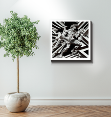 Blues Guitar Solos Wrapped Canvas