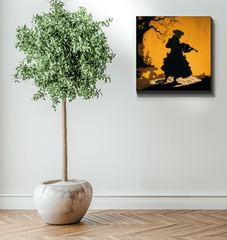 Mozart's Muse Canvas Print - Beyond T-shirts