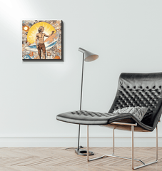 Surfing Dreams Canvas Art Print - Beyond T-shirts