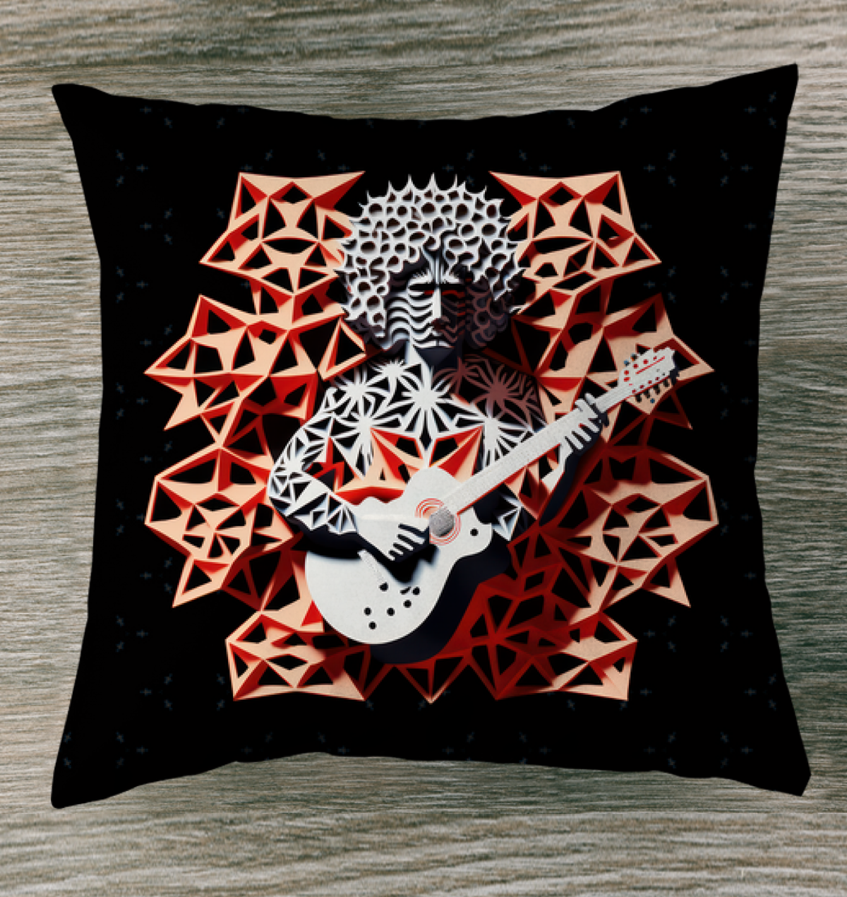 Pop Art Pop Tunes Outdoor Pillow