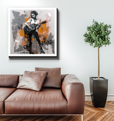 Elegance in Simplicity Minimalist Abstract Wrapped Canvas