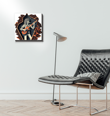 Symphony in Sunset Wrapped Canvas