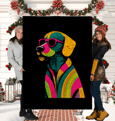 Doggy Dreamland Escapes Sherpa Blanket - Beyond T-shirts