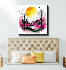 Tranquil Twilight Tranquility Landscape Canvas