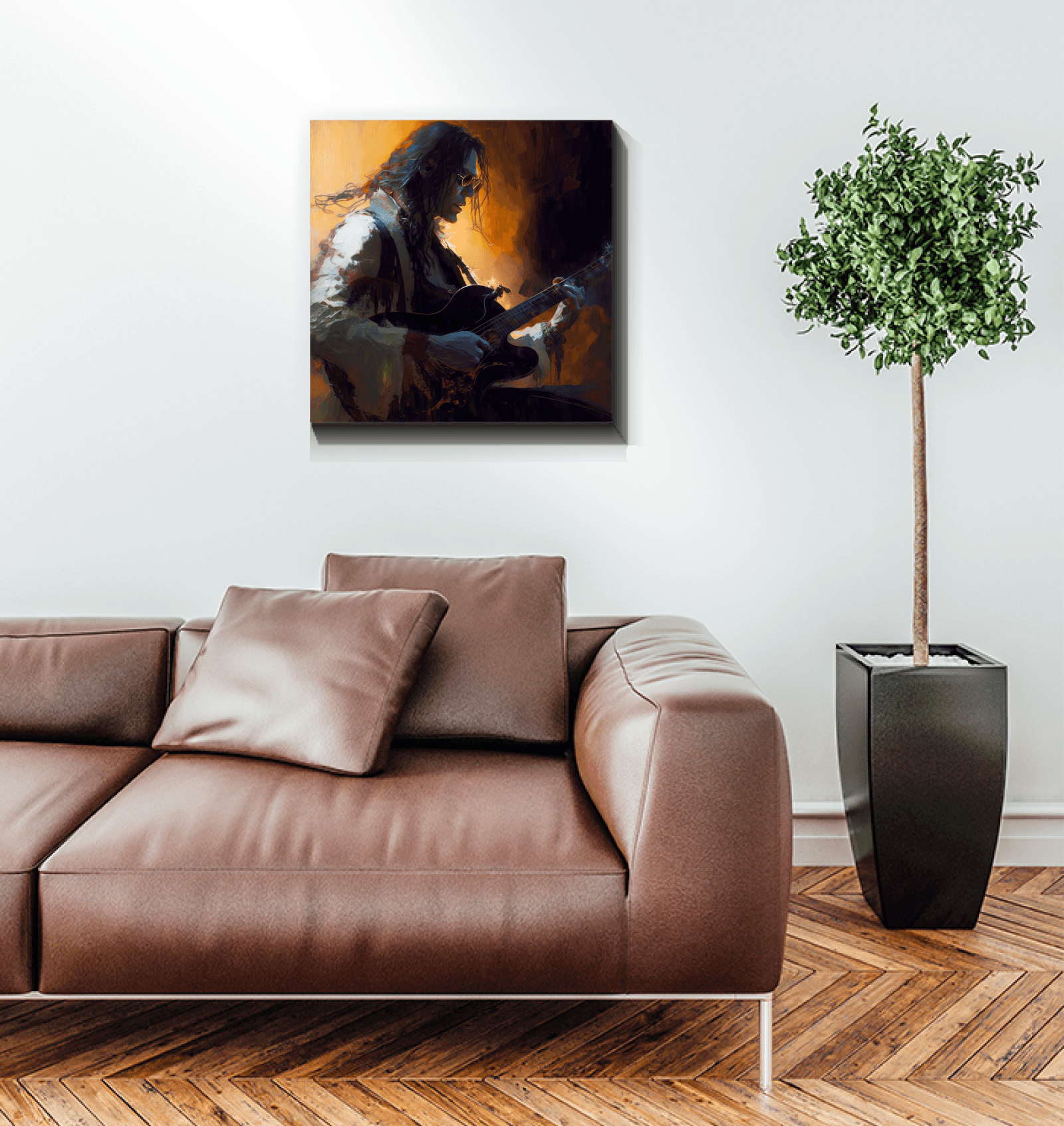 Guitar Harmony - Contemporary Music Canvas - Beyond T-shirts