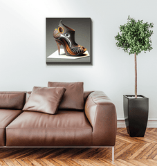 Beyond Trends - Futuristic Shoe Wrapped Canvas - Beyond T-shirts