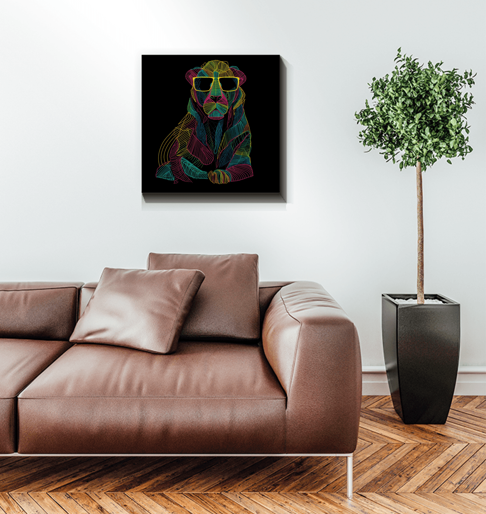 Majestic Roar Canvas Art - Beyond T-shirts
