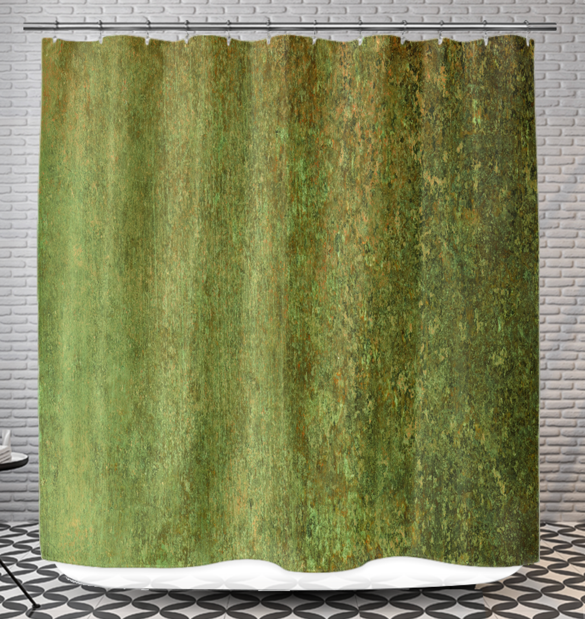 Metallic Elegance Shower Curtain