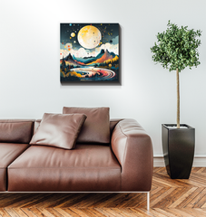 Majestic Moors Highland Landscape Canvas