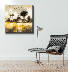Autumn Dreams Landscape Wrapped Canvas