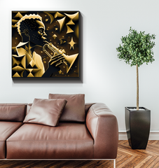 Percussive Pulse Wrapped Canvas