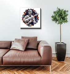Melody Mountains Wrapped Canvas