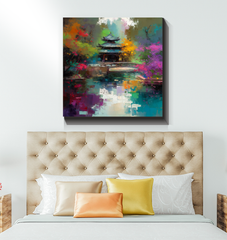 Mountain Majesty Landscape Wrapped Canvas
