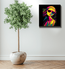 Chic Elegance Runway Canvas Print - Beyond T-shirts