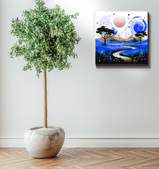 Captivating Canyon Desert Landscape Canvas