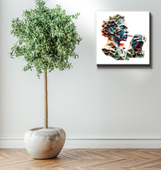 Lyrical Luminescence Wrapped Canvas