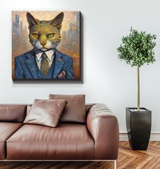 Feline Fancy Canvas