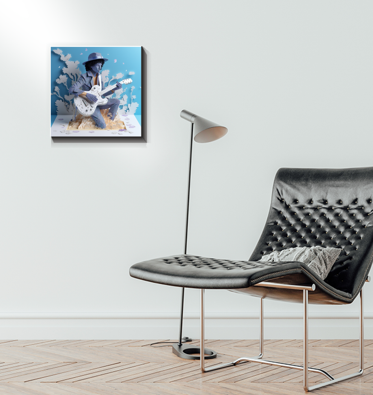 Mesmerizing Kaleidoscope art on canvas for modern home decor.