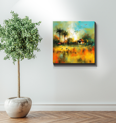 Rolling Meadows Wrapped Canvas