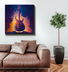 Symphony of Colors - Abstract Music Canvas - Beyond T-shirts