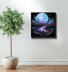 Majestic Maples Autumn Landscape Canvas