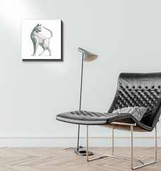 Graceful Purrfect Gaze Canvas - Beyond T-shirts